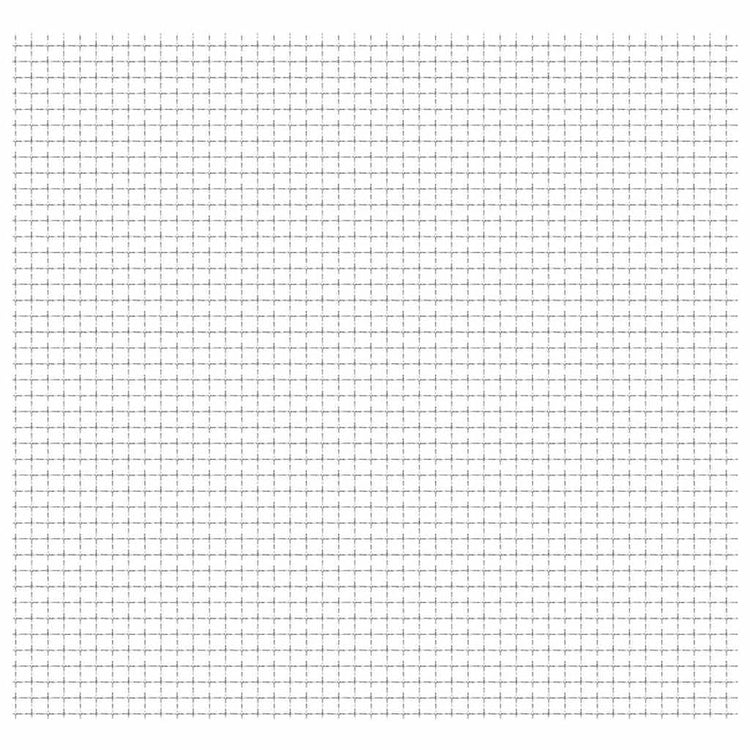 Fidaxl Fense Fence Mesh 50x50 cm 21x21x2.5 mm en acier inoxydable