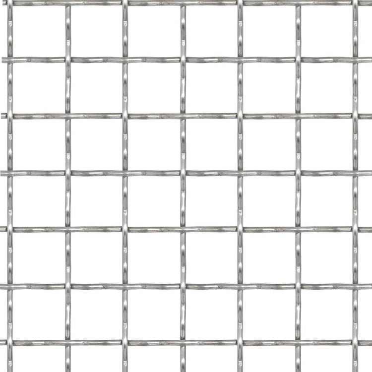 Fidaxl Fense Fence Mesh 50x50 cm 21x21x2.5 mm en acier inoxydable