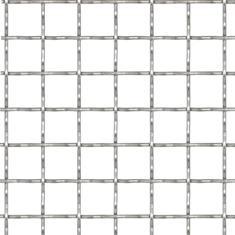Vidaxl Fil Gate Mesh tissé 100x85 cm 21x21x2.5 mm en acier inoxydable