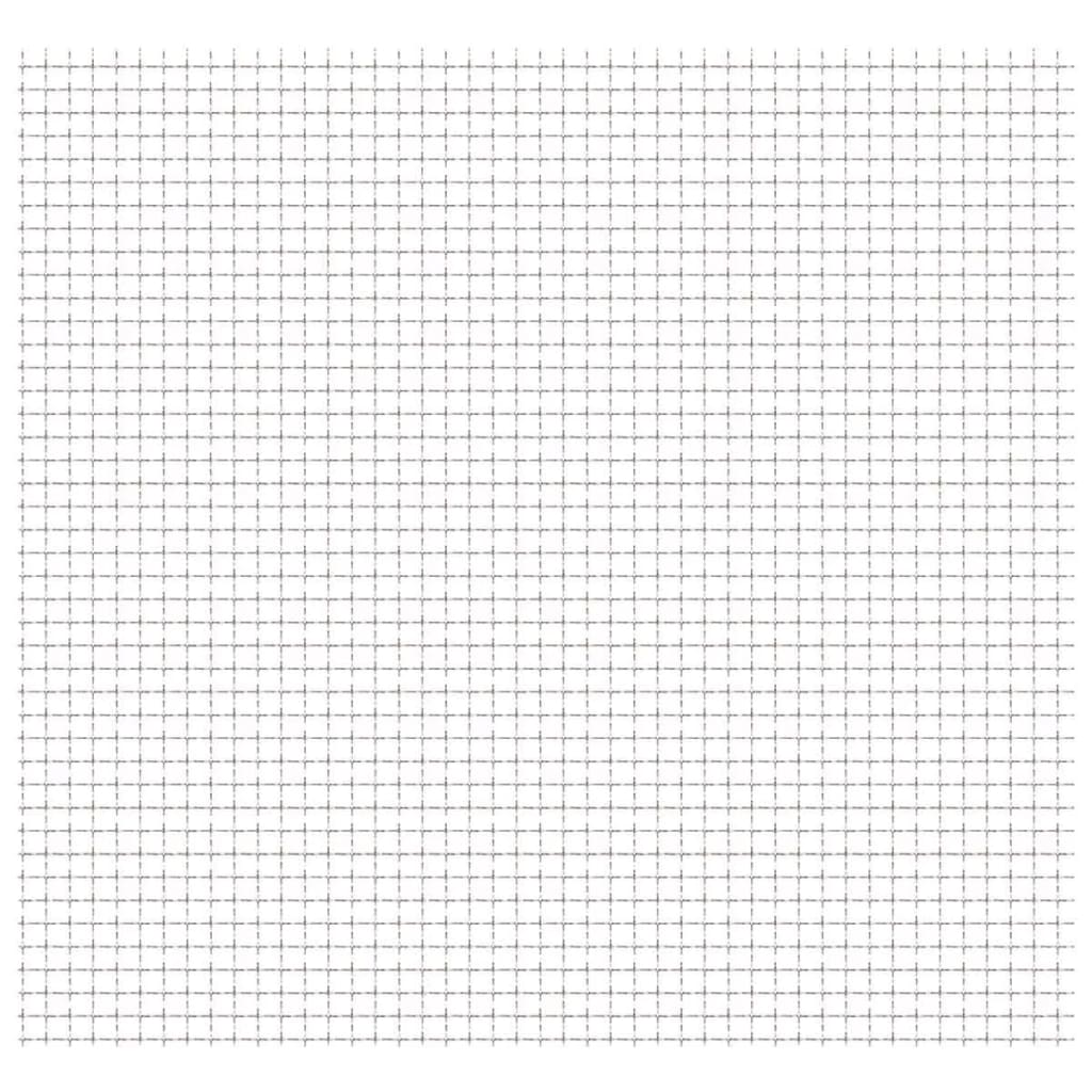 Fidaxl Fense Mesh tissé 50x50 cm 31x31x3 mm en acier inoxydable