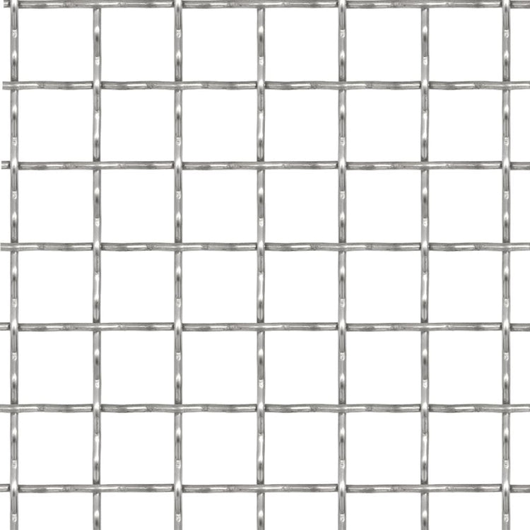 Vidaxl Fil Gate Mesh tissé 100x85 cm 31x31x3 mm en acier inoxydable