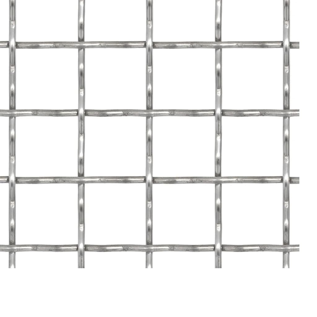 Vidaxl Fil Gate Mesh tissé 100x85 cm 31x31x3 mm en acier inoxydable