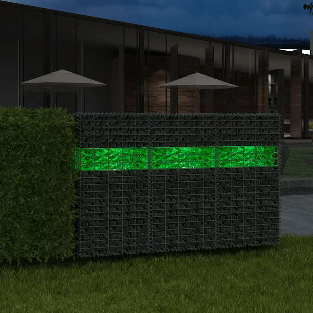 Vidaxl Gabion Stones 25 kg verte 60-120 mm de verre
