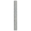 Vidaxl schanskorfpaal 180 cm Galvanisé en acier argent coloré