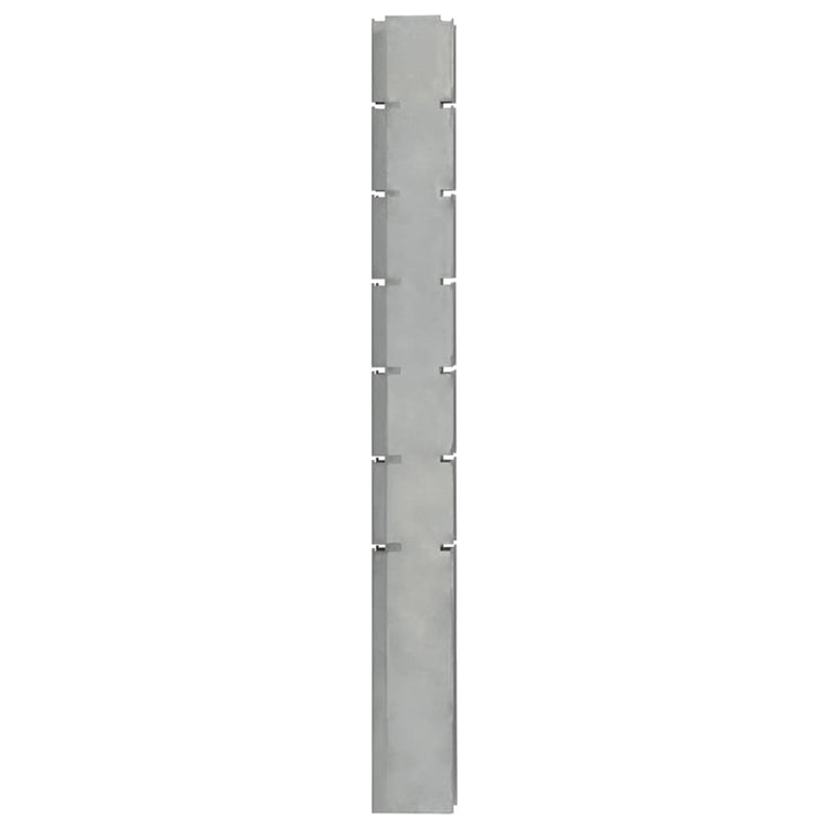 Vidaxl schanskorfpaal 180 cm Galvanisé en acier argent coloré