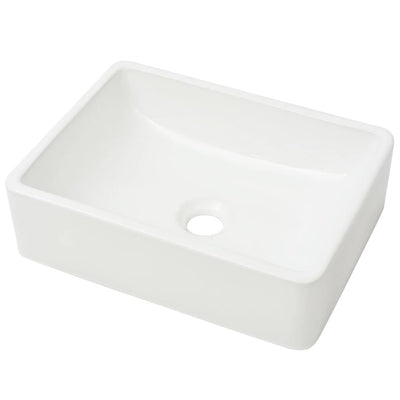 Vidaxl Washbasin White 41x30x12 cm Céramique