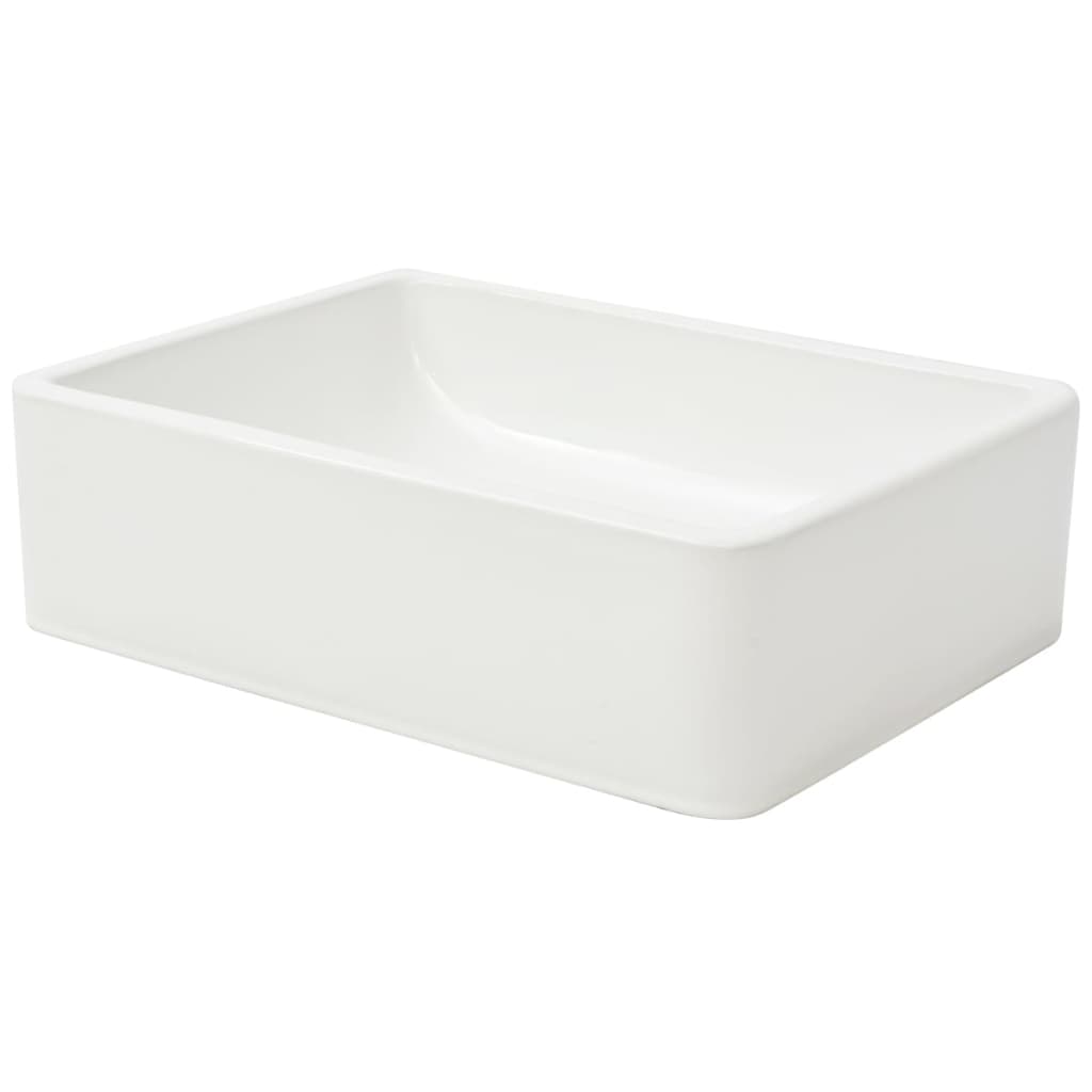 Vidaxl Washbasin White 41x30x12 cm Céramique