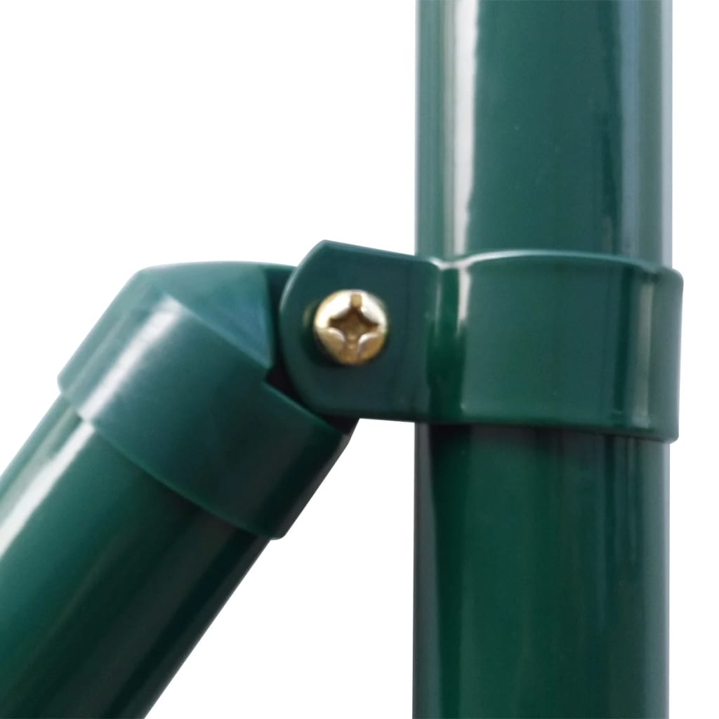 Vidaxl Hek 10x0,8 m en acier vert