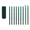 Vidaxl Hek 10x1,2 m en acier vert