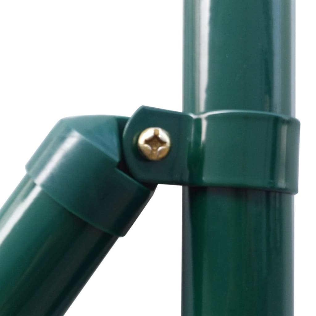 Vidaxl Hek 10x1,5 m en acier vert