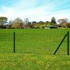 Vidaxl Hek 10x1,5 m en acier vert