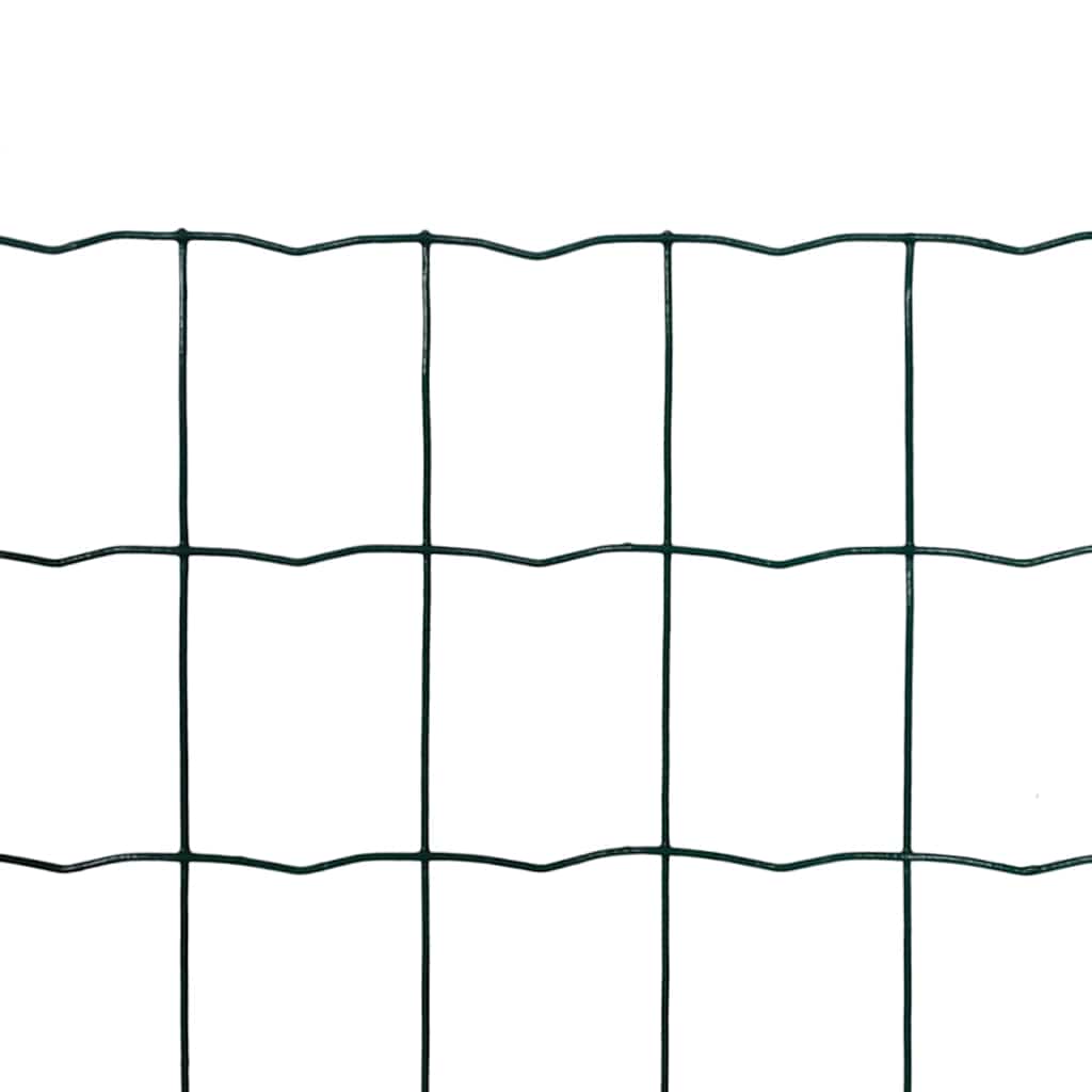 Vidaxl Hek 10x1,7 m en acier vert