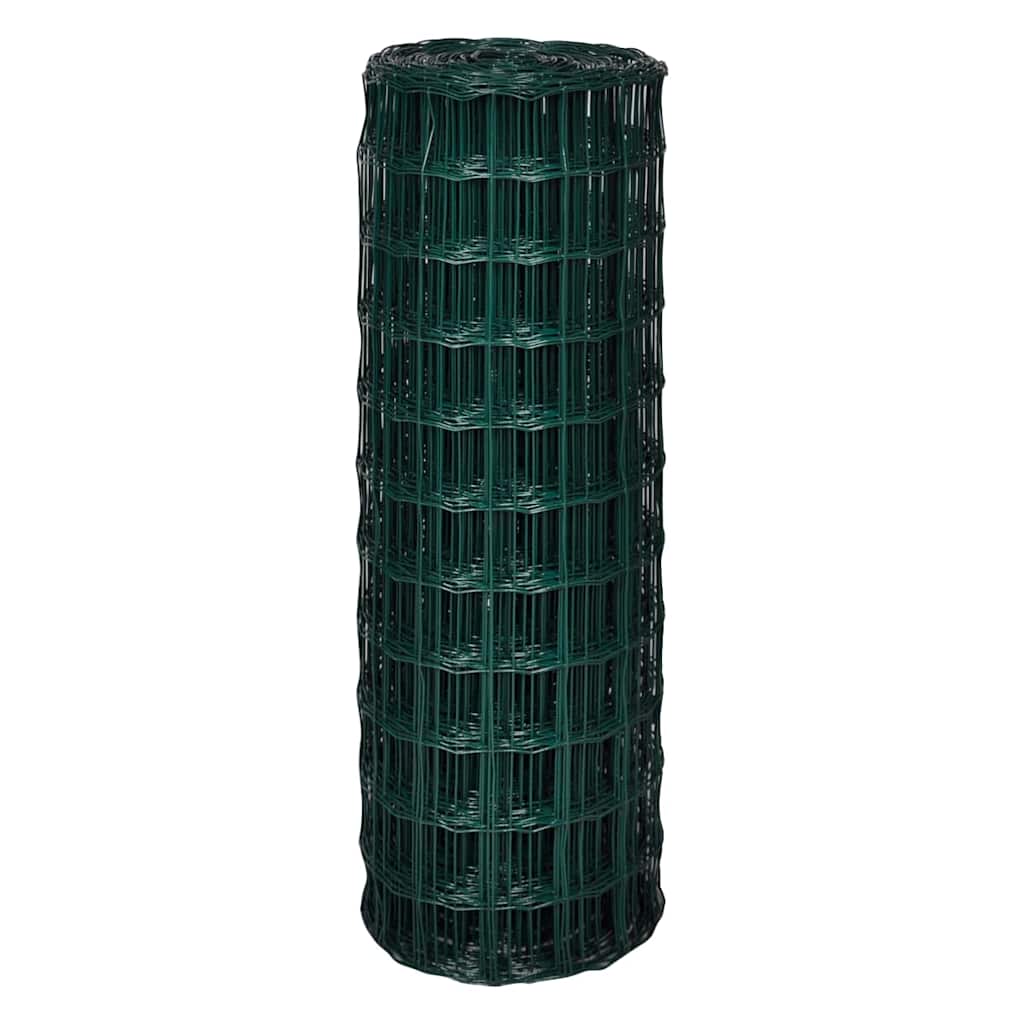 Vidaxl Hek 10x1,7 m en acier vert