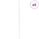 Vidaxl Sticle simple SPIRAL 170 cm ACTEUR GALVANISÉ 5 STS