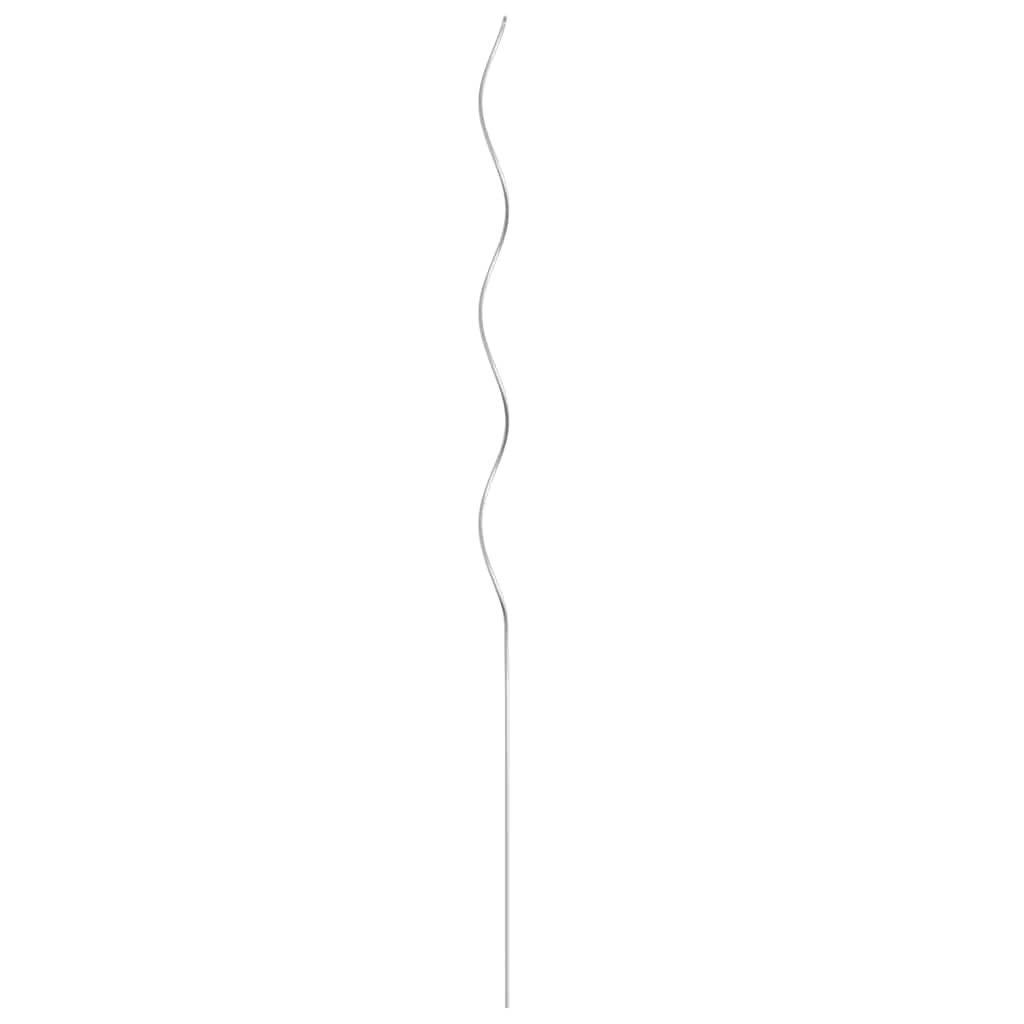 Vidaxl Stick Plain Spiral 110 cm Acier galvanisé 5 STS