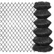 Clôture en maille vidaxl 25x0,8 m gris en acier