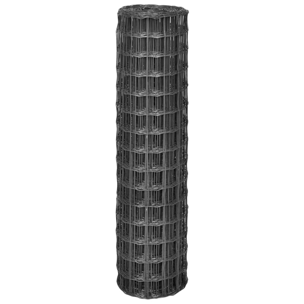 Vidaxx clôture euro 10x1,5 m gris