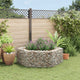 Vidaxl Gabion Planter insenté Hexagonal 160x140x50 cm