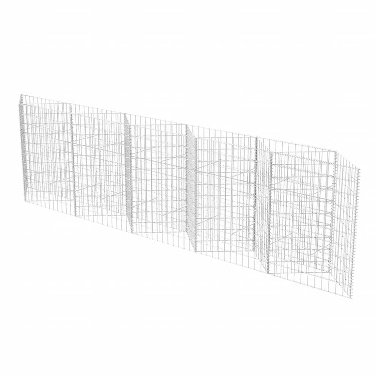 Vidaxl Gabion Panier 300x30x100 cm en acier galvanisé