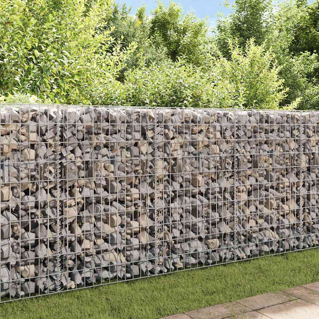 Vidaxl Gabion Basket 120x30x100 cm en acier galvanisé
