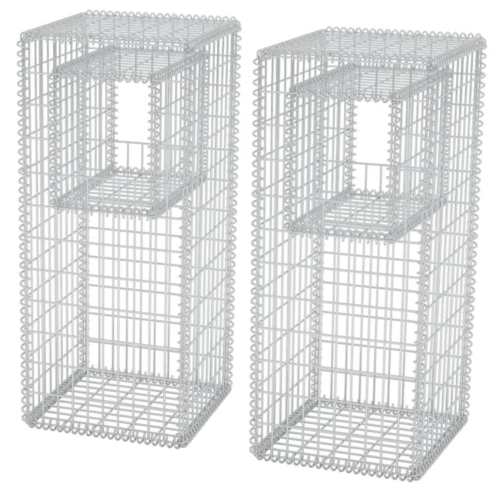 Vidaxl Schans Basket Posts Planteurs 2 ST 50X50X120 CM ACTE
