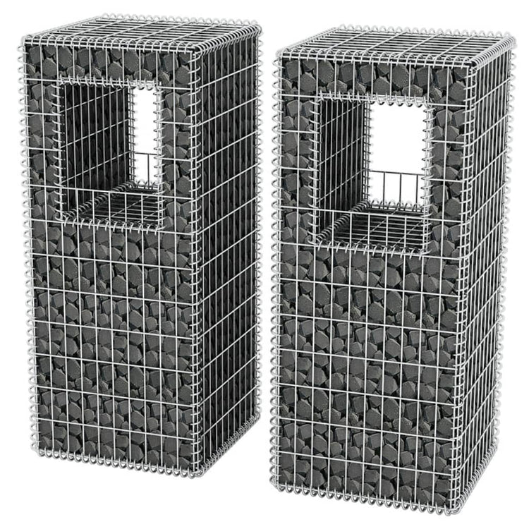 Vidaxl Schans Basket Posts Planteurs 2 ST 50X50X120 CM ACTE
