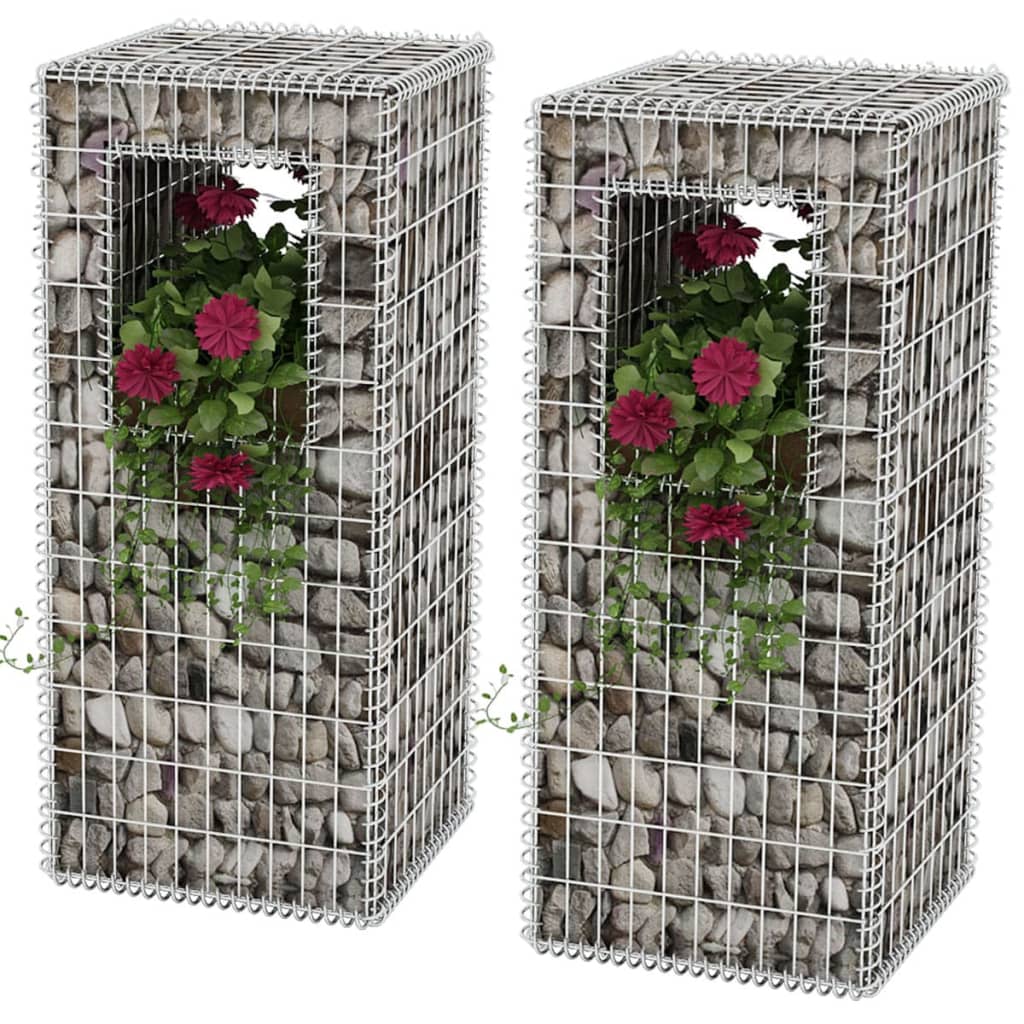 Vidaxl Schans Basket Posts Planteurs 2 ST 50X50X120 CM ACTE