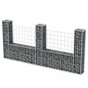 Vidaxl Gabion Panier en U 240x20x100 cm - afbeelding 3