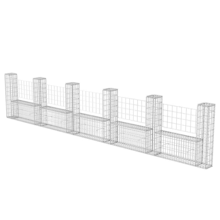 Vidaxl Gabion Panier en U 570x20x100 cm