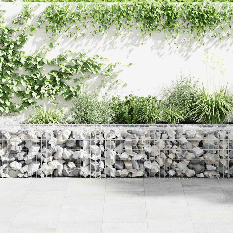 Vidaxl Gabion Basket 100x50x50 cm en acier galvanisé