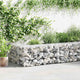 Vidaxl Gabion Basket 100x50x50 cm en acier galvanisé