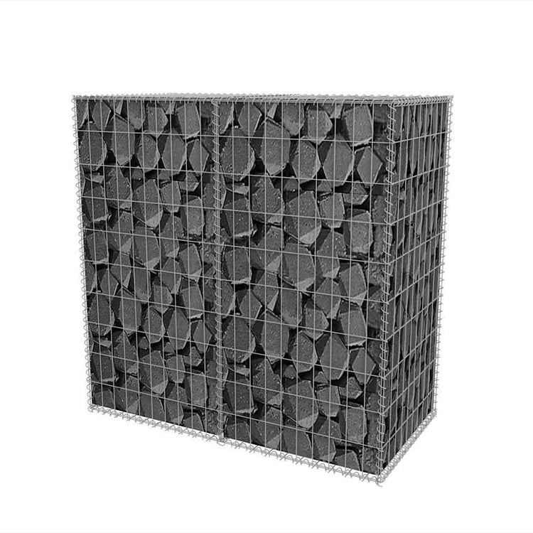 Vidaxl Gabion Basket 100x50x100 cm en acier galvanisé