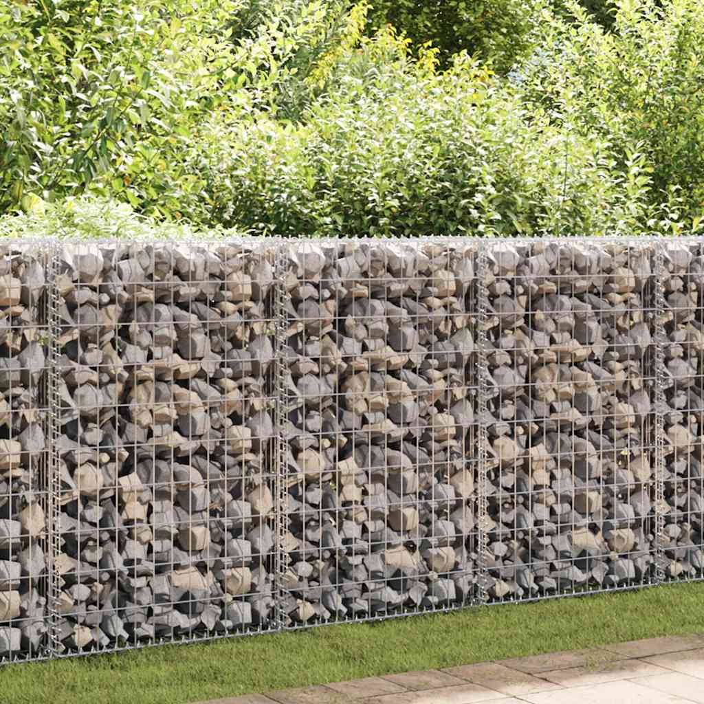 Vidaxl Gabion Basket 200x50x100 cm acier galvanisé