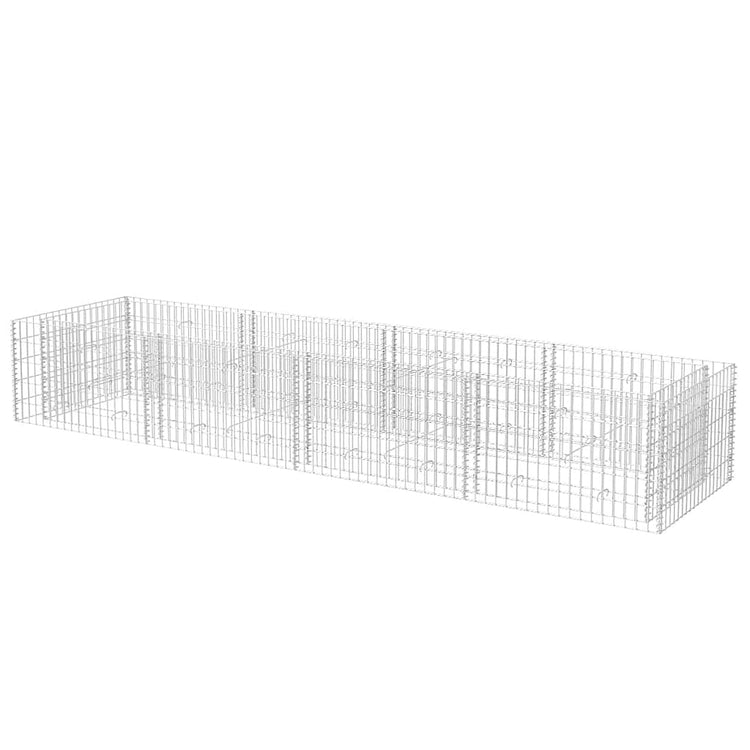 Boîte de planification de Vidaxl Gabion a augmenté de 360x90x50 cm en acier