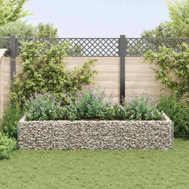 Boîte de planification de Vidaxl Gabion a augmenté de 270x90x50 cm en acier