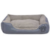 Lit de chien vidaxl avec coussin rembourré taille xxl gris