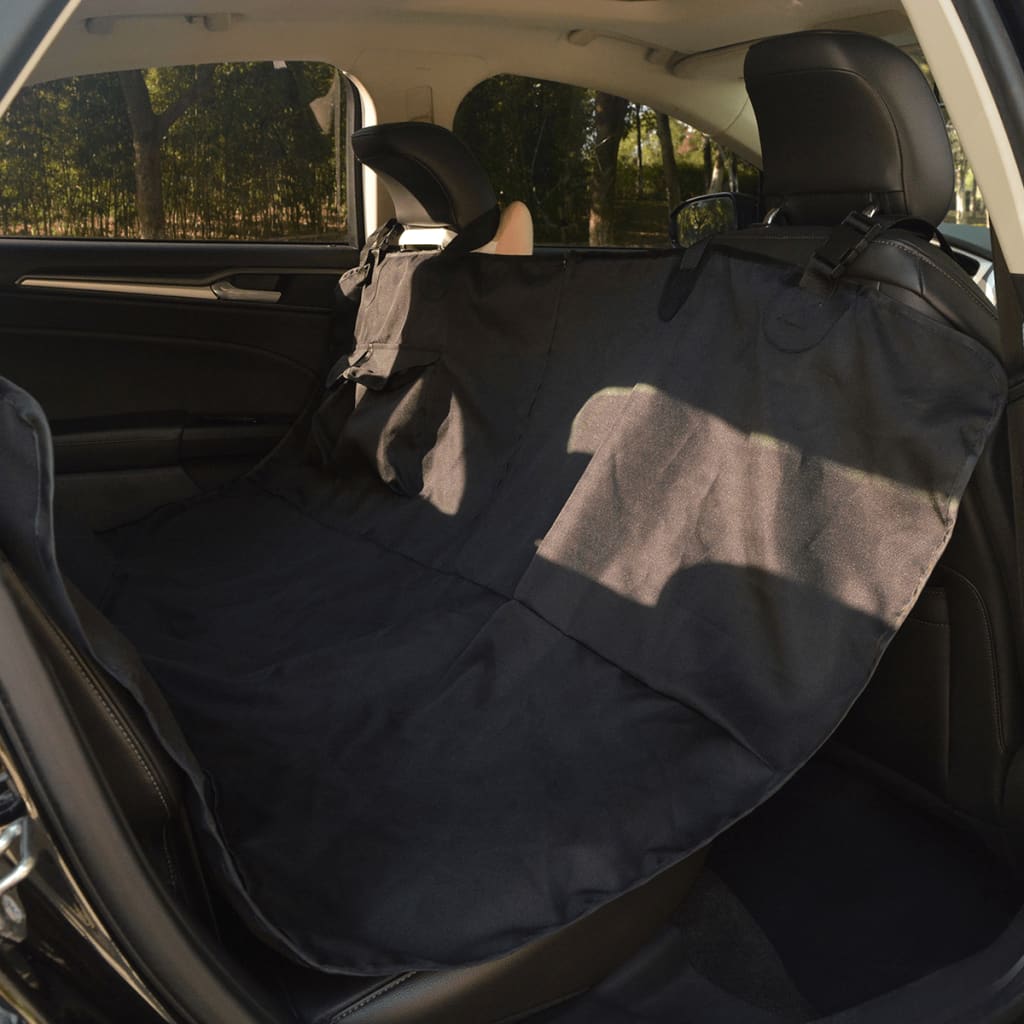Vidaxl animaux de compagnie Couvercle de siège arrière 148x142 noir