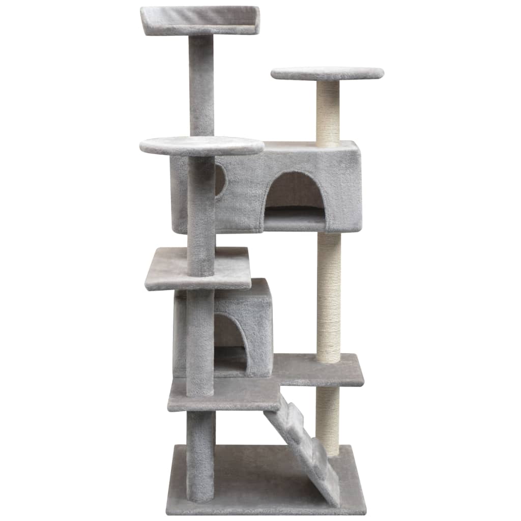 Vidaxl griffoir pour chat avec griffoirs en sisal 125 cm gris