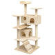 Vidaxl griffoir pour chat avec griffoirs en sisal 125 cm beige