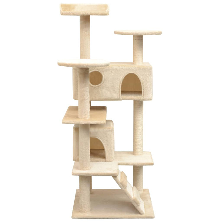 Vidaxl griffoir pour chat avec griffoirs en sisal 125 cm beige