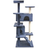 Vidaxl Cat Scratch Post avec Sisal Scratch Posts 125 cm bleu foncé