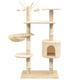 Vidaxl Cat Stracing Post avec sisal Scratch Posts 125 cm beige