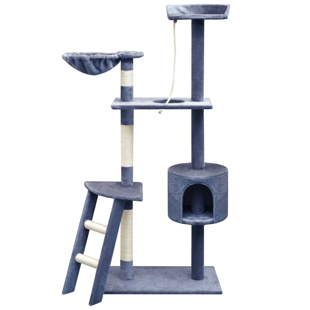 Vidaxl Cat Scratch Post avec sisal Scratch Posts 150 cm bleu foncé