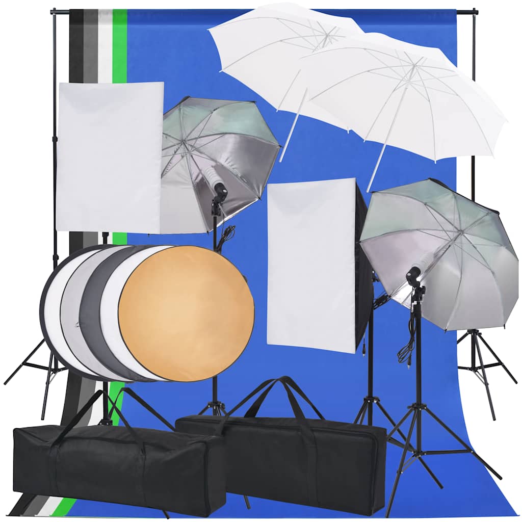 Ensemble d'éclairage Vidaxl Fotostudio