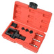 Vidaxl Motorcycle Chain Punching Klink set 8 pièces