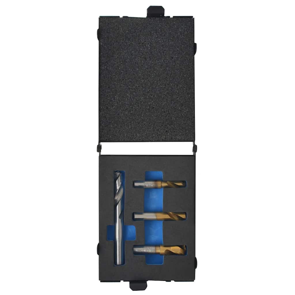 Vidaxl 4 pièces pointues bitset hss