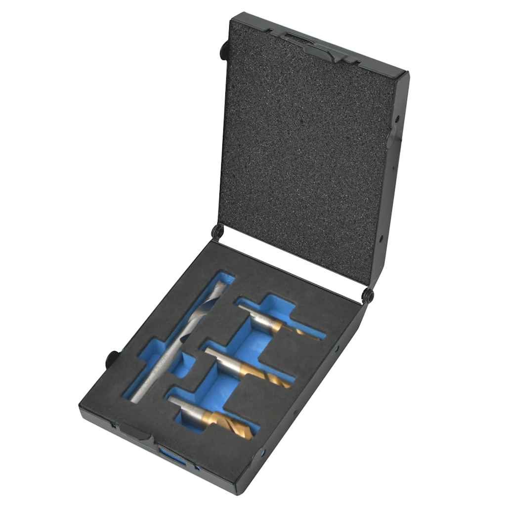 Vidaxl 4 pièces pointues bitset hss