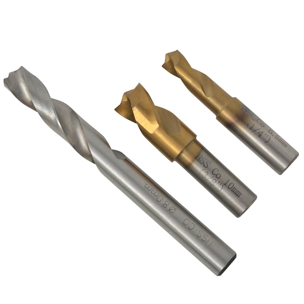 Vidaxl 4 pièces pointues bitset hss