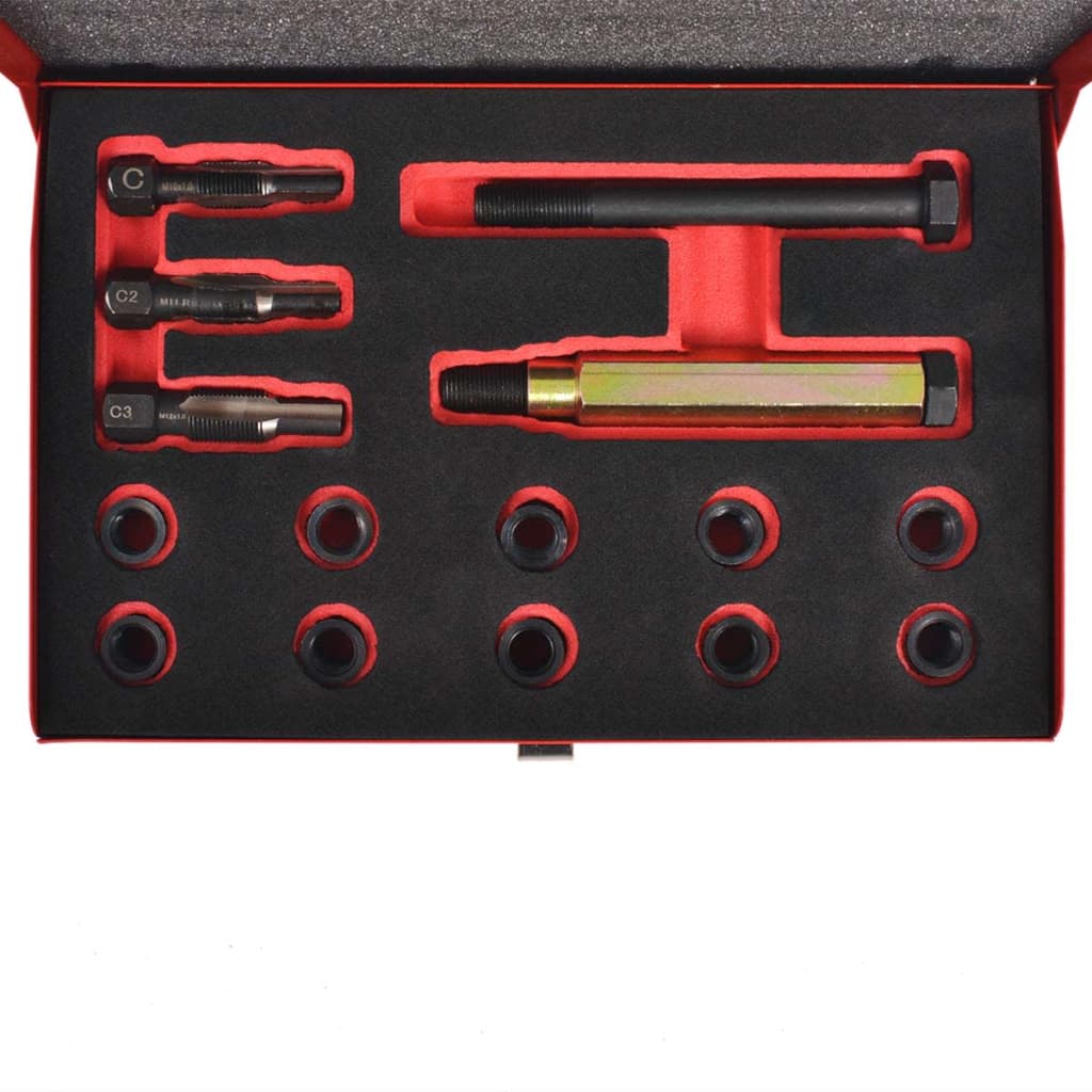 Vidaxl Glowa Plug Wire Repair Set M10 x 1,0 mm 15 pièces