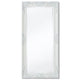 Miroir mural vidaxl baroque 100 x 50 cm blanc